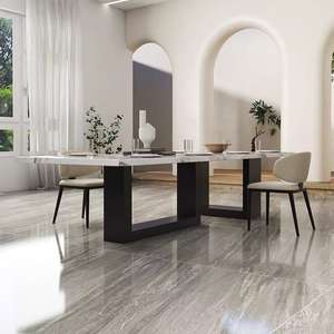 Royal Esstisch Set Luxus <span class=keywords><strong>3</strong></span> Meter 10-16 Personen langes Rechteck Natur Calactta Marmor Keramik fliesen Esstisch Australien - Product Image 2