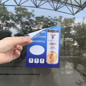 Tùy chỉnh in ấn cửa hàng kính quảng cáo tĩnh cửa sổ áp phích tái sử dụng tĩnh cửa sổ Bám dán - Product Image 4