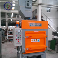 Machine de grenaillage en caoutchouc de Tumblast de ceinture de chenille pour de petites pièces de fonderie