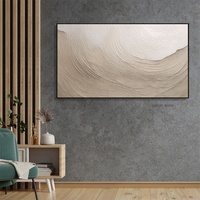 Décoration de chambre Peinture abstraite moderne et art mural Décorations de luxe 3d Texture épaisse Grande œuvre d'art