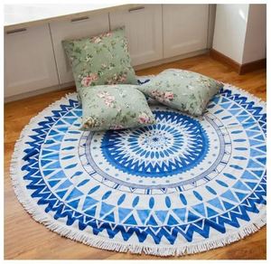 Wholesale <b>Extra</b> <b>Large</b> Microfiber Beach Sand-Free Absorbent Fast Dry Custom Logo Circle Towel Set for Home Use - Product Image 4