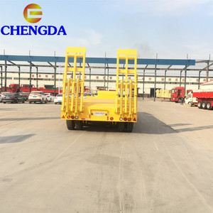 Oferta Especial Nuevo <span class=keywords><strong>Remolque</strong></span> de Plataforma Baja de 2 Ejes para Transporte de Hierro, Popular de Fábrica ChengDa de China - Product Image 3