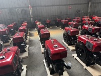 Moteur diesel monocylindre refroidi par eau ZS1115 20 CV, facile à utiliser, haute qualité, démarrage électrique, emballage en boîte en bois, livraison directe