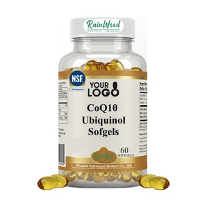Rainwood Supply OEM 600mg Liposomale CoQ10 Ubiquinol Softgel Capsules - Product Image 1