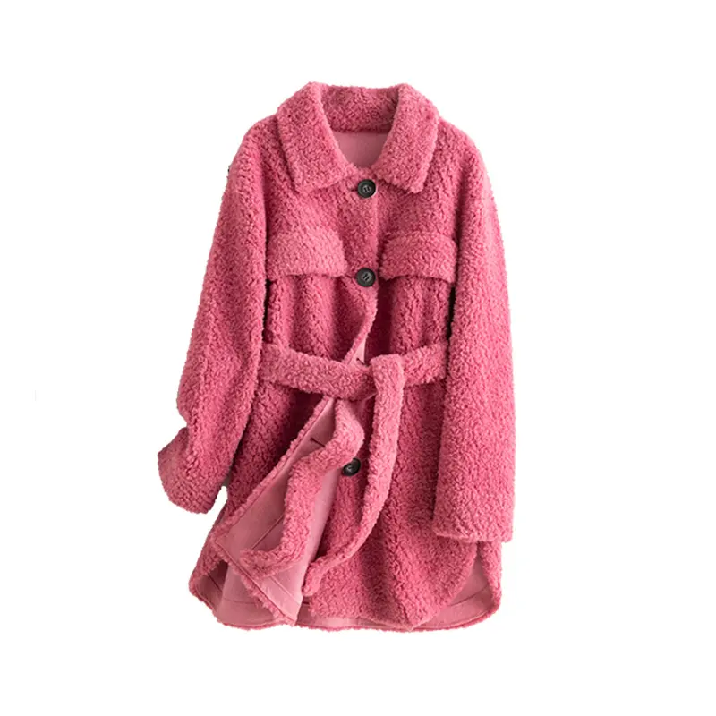 New design plus size shearling coat Women Short fridge Coats Stylish rabbit Faux Fur coat woman Warm jacket for Winter