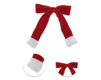 Pinces à cheveux en velours en gros, épingles à cheveux en ruban doux et moelleux pour filles et femmes, accessoires pour cheveux pour fêtes de Noël