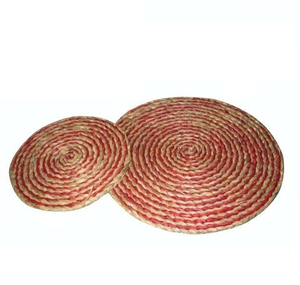 Posavasos de bambú de algas marinas rústicas clásicas tejidas a mano novedad diseño costero de granja para té/café/vino/cerveza en oficina de cocina - Product Image 6