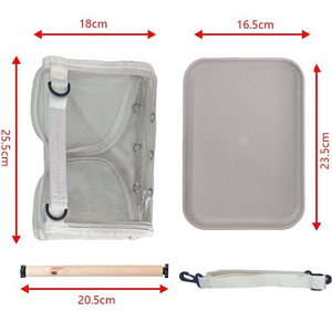 Túi đựng chim cảnh trong suốt Kangdarpet có thanh đỡ - dành cho vẹt & thằn lằn, có chuồng nuôi thằn lằn, dùng cho đi chơi & du lịch - Product Image 5