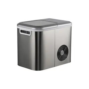 Macchina professionale per la produzione di cubetti di ghiaccio da banco personalizzata 12kgs/24h CE, GS, RoHS, ETL