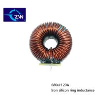 Inductance à anneau fer-silicium 680uH, courant de saturation élevé, pour onduleur solaire à stockage d'énergie nouvelle et alimentation industrielle à découpage