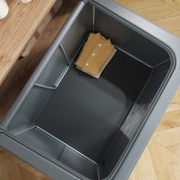 Boîtes de rangement carrées en tissu épais de grande capacité, organisateur de couettes pliable pour le rangement de la garde-robe domestique, rangement pratique