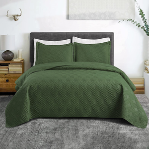 Ensemble de couvre-lits de luxe en tissu matelassé doux, taille personnalisée, fabricant OEM ODM, qualité d'exportation, literie pour la maison - Product Image 3