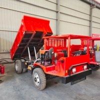 Camion à benne basculante mini-exploitation minière à haute efficacité de 6 tonnes, mini-benne basculante pour chantier de construction et transport de carrière