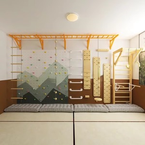 Prezzo competitivo di alta qualità Set di avventura al coperto i bambini giocano <span class=keywords><strong>Soft</strong></span> Rock arrampicata parete per il bambino - Product Image 4