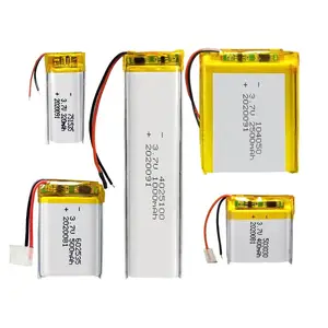 Packs de batteries pour téléphone personnalisé Oem 7.4V 500Mah 10000Mah plat 3.7V 3000Mah batterie Rechargeable au Lithium polymère