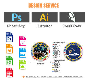 Nieuwe bedrijfsactiviteit metaalbadge verfbadge schoolembleem zinklegering metaalembleem - Product Image 5