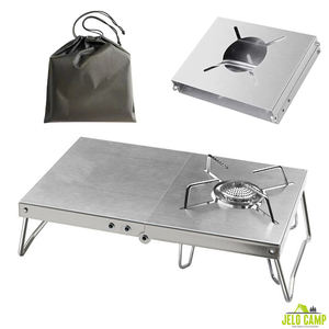Mesa Plegable Ligera para Estufa de Gas, Soporte para Estufa, Escritorio para Barbacoa en la Playa, Equipo Portátil para Acampar y Hacer Senderismo al Aire Libre - Product Image 1