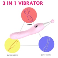 G-Punkt-Klitoris-Stimulator Vibrator für Frauen Vagina-Orgasmus & Nippel-Sauger Sexspielzeug für Höhepunkt und Klitoralstimulation