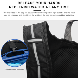 RIDERACE Bolsa de <span class=keywords><strong>Agua</strong></span> para Bicicleta de 10L, Impermeable, para Ciclismo Deportivo, Escalada, <span class=keywords><strong>MTB</strong></span>, Bicicleta de Carretera, <span class=keywords><strong>Mochila</strong></span> de Hidratación - Product Image 4