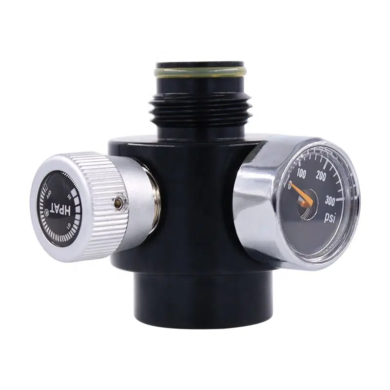 Cylindre de réservoir PCP Paintball réglable régulateur d'air comprimé pression de sortie 0-300 psi 0.825-14 filetage NGO