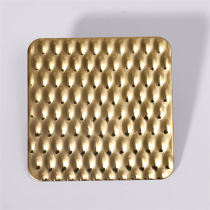 Li156 Venta caliente 316L 304 pared decorativa en relieve hoja de acero inoxidable precios competitivos - Product Image 6