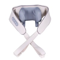 Masseur cervical chauffant à pétrissage, thérapie infrarouge temporisée, châle de massage électrique multifonctionnel pour les trapèzes, alimenté par USB
