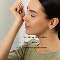Huile Essentielle Naturelle Anti-Migraine en Roll-on, Parfum Durable, Soulage l'Anxiété et les Maux de Tête, Idéale pour les Voyages et les Soins Personnels en Déplacement