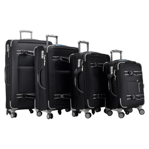 Nylon Vải Vali Chất Lượng Cao 20 '24' 28 '32' 4Pcs Đặt Đi Xe Đẩy Hành Lý Túi Thiết Lập Mang Theo Trên Hành Lý Trường Hợp - Product Image 2