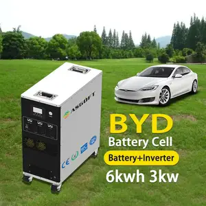 MPPT Trạm điện cầm tay 6KW cắm trại nhà ngoài trời năng lượng mặt trời ngân hàng điện trạm năng lượng mặt trời hệ thống năng lượng mặt trời 3KW biến tần