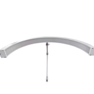 Dimmable Adjustable Dual Color Arched Shadowless UV <b>Light</b> Half Moon LED Beauty Lamp with Flexible Arm for Eyelash Nail Art - Product Image 6