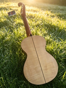 Guitare classique professionnelle Geake K-500, modèle en <span class=keywords><strong>bois</strong></span> massif érable et ébène, 39 pouces, artisanat <span class=keywords><strong>de</strong></span> maître luthier, finition brillante - Product Image 4