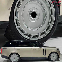 Velg Mobil Custom Forged Aluminium Alloy 5x130 5x114.3 Ukuran 16-26 Inch Dengan Multi Spoke untuk BMW Benz Audi Land Rover