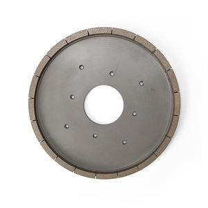 Meule à bord en céramique diamantée à durée de vie plus longue Roue d'équerre segmentée pour polir les bords de carreaux collés avec du métal - Product Image 2