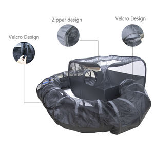 Recinto per Animali Domestici da Interno/Esterno, Modello Solido e Traspirante, per Porcellini d'India e Piccoli Animali, Tenda Pop-up con Vassoio in Plastica - Product Image 4