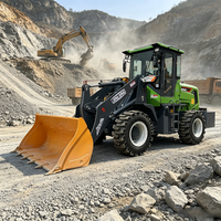 Elektrischer Umweltschutz Chinesische Marke Hochwertiger kompakter Mehrzweck-Cargadora Pay-Vorderrad-Traktor lader 4x4