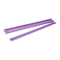 Ensemble de 4 supports de mahjong américains en bois peint avec poussoir festonné, laque haute brillance, accessoires de mahjong en bois