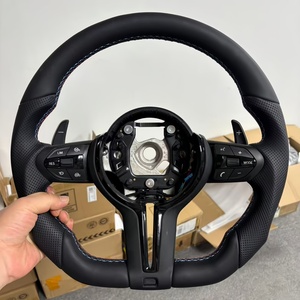 Volante Deportivo de Cuero M Sport en Stock para <span class=keywords><strong>BMW</strong></span> F10 F30 F31 F32 F20 E92 <span class=keywords><strong>E60</strong></span> X6 E71 E70 E90 M3 M4 <span class=keywords><strong>M5</strong></span> M6, Accesorios Interiores para Automóviles - Product Image 1