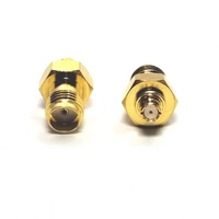 Adaptador Coaxial RF de 50 Ohm SMP Hembra a SMA Hembra para Enrutador Inalámbrico 3G 4G LTE, 18G, Antena Externa de Radio Wi-Fi