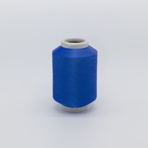 Chất lượng cao acy 150D/48F + 20D polyester sợi bao phủ Spandex Đen Grs chứng nhận cho đan dệt giá tuyệt vời cho vớ - Product Image 6