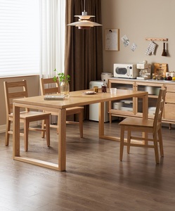L711J legno massello di quercia nordico forte sala da pranzo mobili 4-8 posti <span class=keywords><strong>tavolo</strong></span> da pranzo - Product Image 6
