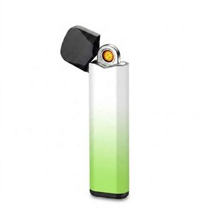 Wholesale Rechargeable USB <b>Windproof</b> Heat Coil Flameless Ignition Electronic <b>Lighter</b> for Outdoor Cigarette Smoking - Product Image 2