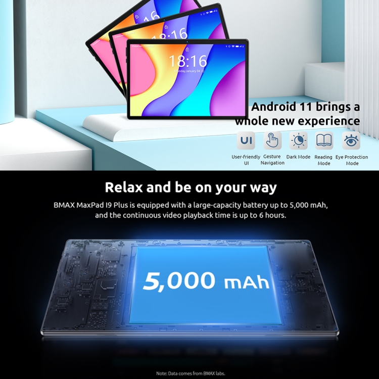 BMAX MaxPad I9 Plus 64GB デュアルSIM LTEタブレット グローバル版
