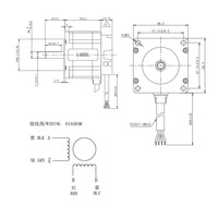 Moteur pas à pas bipolaire Nema 23 0,8 N.m pour routeur CNC, machine de fraisage, imprimante 3D, automatisation, angle de pas de 1,8 degré