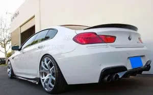 สำหรับ BMW F06 ซีรีส์ 6 รุ่น 640i 650i 4 ประตู ปี 2012-2017 ชุดแต่งสปอยเลอร์หลัง ชุดแต่งสปอยเลอร์ฝากระโปรงท้ายรถยนต์ BMW F06 ปีกหลังฝากระโปรงท้าย - Product Image 2