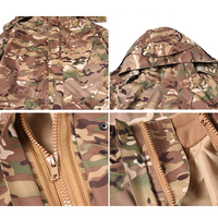 Uniforme de camouflage Multicam du Liban, veste tactique de camping, résistante à l'eau, coupe-vent, réversible, tissée, hiver, unisexe