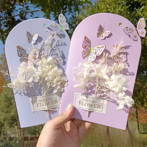 Nueva flor 3D Tarjeta Regalos Regalo floral Postal Aniversario Cumpleaños Invitaciones DE BODA Saludo <span class=keywords><strong>Pop</strong></span> Up - Product Image 1