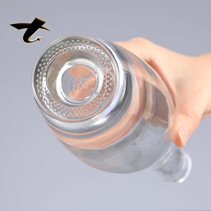 Bouteille de <span class=keywords><strong>vin</strong></span> mousseux en verre transparent de 500 ml en gros, bouteilles de <span class=keywords><strong>vin</strong></span> mousseux Magnum grand format avec bouchon en liège, options OEM personnalisées - Product Image 5