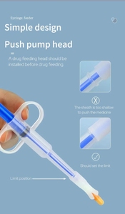 YOELLEN Fabricants Dispositif d'alimentation à aiguille pour animaux de compagnie à confort direct Les chiens et les chats peuvent nourrir les comprimés de calcium Médicament <span class=keywords><strong>vermifuge</strong></span> - Product Image 5