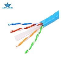 Cable de Red LAN UTP/STP/FTP/SFTP de 4 Pares Trenzados OFC de 24 AWG, Cat5e/Cat6/Cat6a/Cat7, con Cubierta de PVC