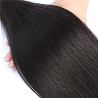 Extensiones de Cabello Sintético al por Mayor, 24 Pulgadas, 100g, Doble Trama, Estilo Yaki, Liso, Resistente al Calor, 25 Colores